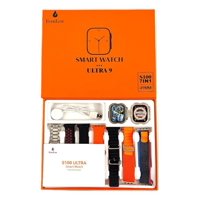 Fitpro - Reloj Inteligente S100 Ultra Negro 2 - 7 Correas Negro