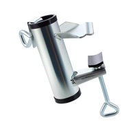 Magideal - Soporte Ajustable Para Sombrilla De Patio Base De Sombrilla Para Exteriores Y Soporte Abrazadera De Metal Para Barandillas Y De Cubierta Fija