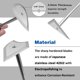 thumbnail image 2 of Juego de raspadores tipo gancho para raspar CHILI TOOLS de acero inoxidable, 3 piezas, 2 of 7
