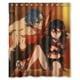 thumbnail image 1 of Cortina de ducha Kill La Kill Ryuko College of the Wind, juego de cortinas de baño con ganchos, tamaño 60 x 72 pulgadas, 1 of 3
