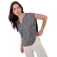 thumbnail image 1 of Polera Mujer Fabric Mix Negro Corona, 1 of 5