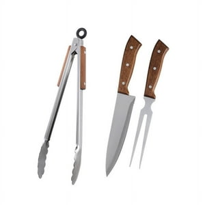 Set Parrilla 3 Piezas Acero Inoxidable Arthome Par81