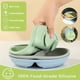 thumbnail image 4 of Baby Suction Plate With Self-Feeding Spoon Fork - BPA Free Infant Newborn Utensil Set For Self-Training, Suction Plates For Babies Toddlers, Dishwasher Microwave Safe, 4 of 5