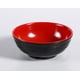 thumbnail image 1 of Noodle Bowl Yanco Two-tone Collection 8 de melamina negra y roja, 1 litro, 1 of 2