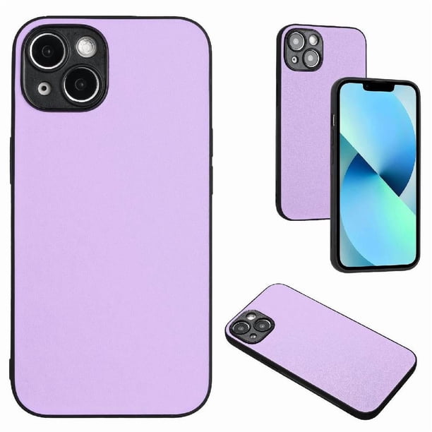 Funda Antigolpes para iPhone 14 Cubierta Delgada Morado