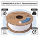 thumbnail image 2 of Filamento para impresora 3D 3DHojor PLA Pro, 1,75 mm, blanco, 1 kg, 2 of 7