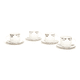 thumbnail image 1 of Juego de te sophie 12pcs - pintado a mano Blanco, 1 of 3