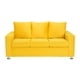 thumbnail image 1 of Sofa Kendy 3c Felpa 12 Amarillo, 1 of 6
