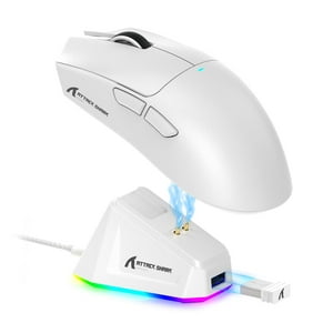 Ratón Inalámbrico Para Juegos Attack Shark X11 22K Dpi Rgb Blanco