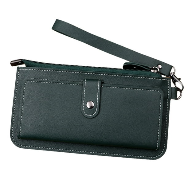 Cartera de mujer, cartera de mujer de piel sintética de gran capacidad.