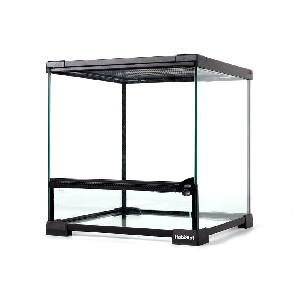 Terrario Habistat 30 × 30 × 33 cm apilable para reptiles, anfibios e invertebrados