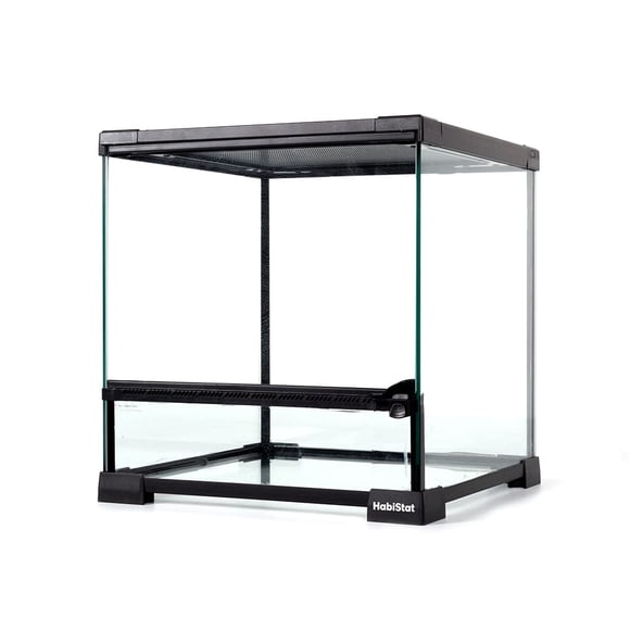 Terrario Habistat 30 × 30 × 33 cm apilable para reptiles, anfibios e invertebrados