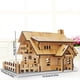 thumbnail image 5 of 3D Bamboo Wooden Small House Puzzle Jigsaw,Building Assembly Model,Architecture DIY House Villa Assembly Kit,Assembly Model Gift Decoration,Creative Puzzle Student Toys, 5 of 5