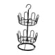 thumbnail image 1 of Zapatero Giratorio Multiusos Para Lavadero, Hogar, Balcones Al Aire Libre, Negro, 2 Niveles, 1 of 5