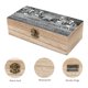 thumbnail image 3 of Baile de la Familia Esqueleto Espeluznante Caja Organizadora de Madera Rústica - Caja Decorativa Multifuncional para Escritorio, Hogar, Oficina, Joyas y Manualidades, 3 of 6