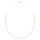 thumbnail image 2 of Collar Swarovski Imber Strandage con cristales transparentes en tono dorado, 2 of 6