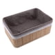 thumbnail image 4 of cesta de almacenamiento de tejido de mimbre hecho a mano de bambú juguetes caja de almacenamiento 32x22x12 cm, 4 of 5