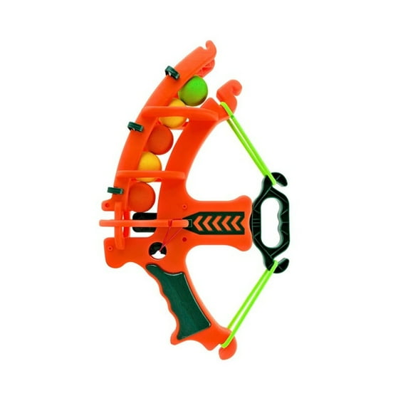Juguete Arco Lanzador De Bolas Tiro Al Blanco Naranja