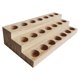 thumbnail image 5 of Estante De Almacenamiento De Aceite Esencial De Madera De 3 Niveles Para Botellas De 10 Ml Salón De Belleza, 5 of 5