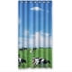 thumbnail image 1 of Cortina de ducha con diseño de vaca lechera, pradera y pastizales, juego de cortinas de baño con ganchos, tamaño 36 x 72 pulgadas, 1 of 3