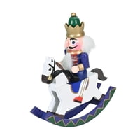 Bothyi - Cascanueces Navideño, Adorno De Escritorio Para Festivales Festivos En Interiores, Color Azul