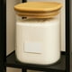 thumbnail image 3 of Frasco Hermetico Cuadrado 900ml Vidrio 10cm Con Tapa Bambú, 3 of 3