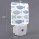 thumbnail image 2 of Luz nocturna LED Chrobak con diseño de pez, sensor crepuscular, 110 V, 2 of 6