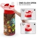 thumbnail image 4 of El Tren de los DinosauriosBotella de Agua con Tapa Pop Top de Un Toque, Acero Inoxidable, a Prueba de Fugas, para Deportes, Botella Infantil rosa 12 oz, 4 of 6