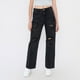 thumbnail image 2 of Jeans Mujer Straight Fit Full Roturas Negro Corona, 2 of 5