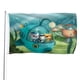 thumbnail image 1 of Octonautas Bandera impresa con temática, regalo perfecto para fanáticos, amigos y familiares, y adecuada para actividades al aire libre e interiores, decoraciones de fiesta. 90 cm × 150 cm., 1 of 6