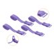 thumbnail image 4 of Correas de Sujetador Elásticas Ajustables de 1.5cm para Mujeres 2 Pares Púrpura, 4 of 5