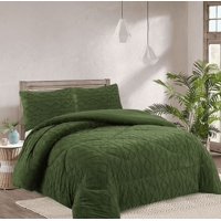 Mundo Shopping - Plumon De Invierno Con Chiporro Trenzados Color Verde