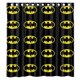 thumbnail image 1 of Cortina de ducha con el logotipo de Batman, superhéroe, con ganchos, tamaño 66 x 72 pulgadas, 1 of 3