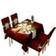 thumbnail image 2 of Cubierta De Mesa De Navidad Decoración Navide?a Para La Cena Inicio Aniversario B, 2 of 5