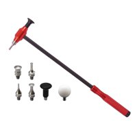 Magideal - 1 Juego De Herramientas De Reparación De Abolladuras Sin Pintura Para Automóviles, Mango Antideslizante, Herramientas De Grifo Hacia Abajo Herramienta