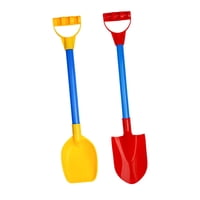 Magideal - 2 Palas De Arena Para Playa Para Niños, Juguetes Educativos Resistentes Para Excavar Arena Y Nieve, Juguetes De Playa Para Jardín Y Patio. L