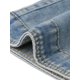 thumbnail image 5 of INSPIRE CHIC Chaleco de Mezclilla para Mujer sin Mangas Cuello Redondo con Botones Chaleco de Jean Occidental L Azul Retro, 5 of 6