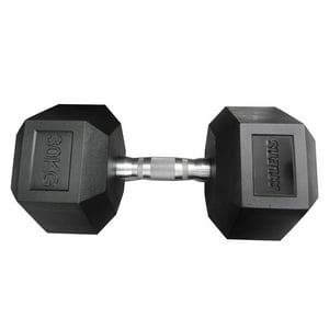 Atletis - Mancuerna Hexagonal 30 Kg Negro