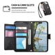thumbnail image 3 of Funda tipo cartera de piel sintética FOXDOCK para Samsung Galaxy S26 Edge – Resistente a golpes y a las interferencias RFID – Correa de mano larga negro, 3 of 6