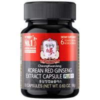 Suplemento De Extracto De Ginseng Rojo Coreano Cheongkwanjang 30 Cápsulas