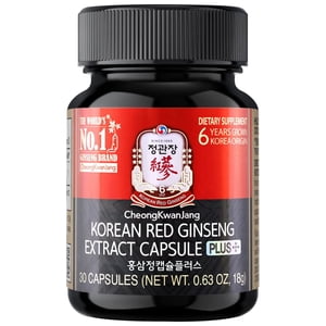 Suplemento De Extracto De Ginseng Rojo Coreano Cheongkwanjang 30 Cápsulas