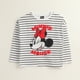 thumbnail image 1 of Polera Manga Larga Niña Minnie Classic Lines Blanco Disney, 1 of 4