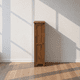 thumbnail image 1 of Librero Bajo de Madera Estantería de 4 Repisas Personalizable - Café - 100x35x120 cm, 1 of 3