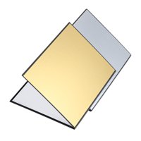 Bothyi - Reflector De Luz Plegable, Tablero Difusor De Luz Para Productos Alimenticios, Exterior, Interior, A3, Dorado, Argent