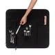thumbnail image 2 of Bolsa de cuchillo de cocinero con ranuras puede sostener cuchillos,Bolsa de cuchillo duradera con mango,Correa de hombro y soporte de bolsillo de malla con cremallera (excluyendo herramienta, 2 of 3