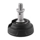 thumbnail image 2 of Almohadilla de pie de goma universal, alfombrilla de pie giratoria antideslizante de acero inoxidable de 3/8 "para accesorios de patas de trípode , estilo c, 2 of 5