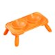 thumbnail image 4 of Cuencos Dobles Para Perros Cuencos De Comida Y Agua Comedero Para Mascotas Cuencos De Comida Para Gatos Para Perros Naranja, 4 of 5