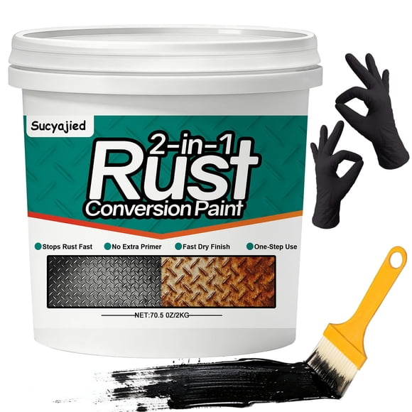 Convertidor de óxido Sucyajied 2000 ml negro 2 en 1 (imprimación)