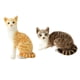 thumbnail image 2 of 2 Piezas De Simulación De Gatos Siameses Rellenos De Felpa De Animales Rellenos Para Regalo, 2 of 5