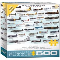 Puzzle Eurographics Aviones Segunda Guerra Mundial 500 Piezas